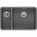 Мойка кухонная GRANADO Under top DOUBLE grafito (gr3409)