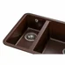 Мойка кухонная GRANADO Under top DOUBLE marron (gr3406)
