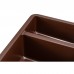 Мойка кухонная GRANADO Under top DOUBLE marron (gr3406)