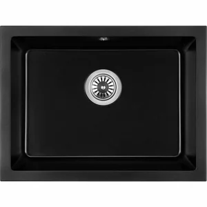 Мойка кухонная GRANADO Under top L black shine (gr3501)