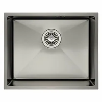 Мойка кухонная GRANADO Under top max STEEL S201 black honeycomb (GS07201BH)