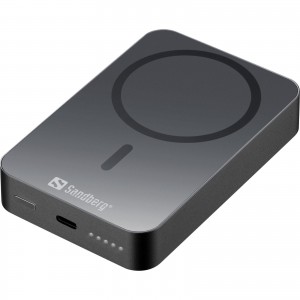 Батарея универсальная Sandberg 10000mAh 20W Magnetic Wireless Qi 15W (420-97)