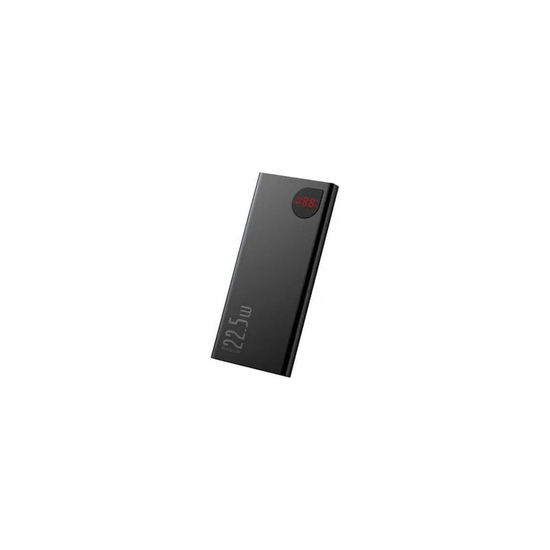 Батарея универсальная Baseus Adaman 10000mAh, PD QC/3.0/22,5W, black (PPAD070001) Батарея универсальная Baseus Adaman 10000mAh, PD QC/3.0/22,5W, black (PPAD070001)