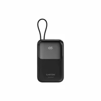 Батарея универсальная Canyon 10000mAh OnPower 101 PD/22.5W built-in cable Black (CNS-CPB101BK)