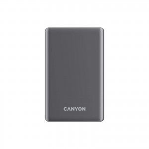 Батарея универсальная Canyon 10000mAh OnPower 510 slim Magsafe PD/20W Dark Grey (CNS-CPB510DG)