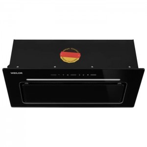 Вытяжка кухонная Weilor LUMINA WBG 65 BLACK (5905538401983)