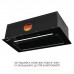 Вытяжка кухонная Weilor LUMINA WBG 65 BLACK (5905538401983)