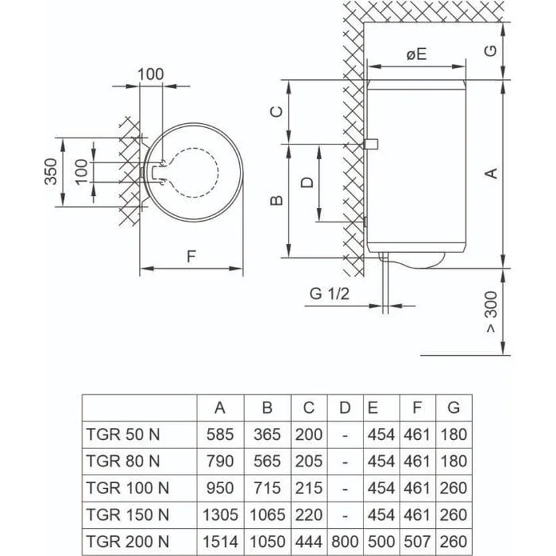 Бойлер TIKI TGR150N_PRIMEM150 (700174) Бойлер TIKI TGR150N_PRIMEM150 (700174)