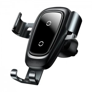 Универсальный автодержатель Baseus Metal Gravity with technology Qi 10W (WXYL-B0A)