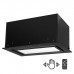 Вытяжка кухонная Perfelli DESIGN VISION 6 NERO SILENZIO