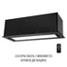 Вытяжка кухонная Perfelli DESIGN VISION 9 NERO SILENZIO