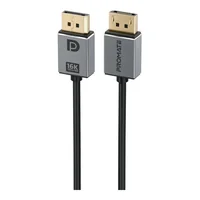 Кабель мультимедийный DisplayPort to DisplayPort v.2.0 dplink-16k.black Promate (dplink-16k.black)