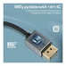Кабель мультимедийный DisplayPort to DisplayPort v.2.0 dplink-16k.black Promate (dplink-16k.black)