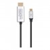Кабель мультимедийный USB-C to HDMI hdlink-60h.grey Promate (hdlink-60h.grey)