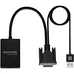 Кабель мультимедийный HDMI to VGA/USB prolink-v2h.black Promate (prolink-v2h.black)