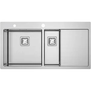 Нерж. мойка TOP 89x15 Left (89x51) 1.2мм Fabiano Нерж. мойка TOP 89x15 Left (89x51) 1.2мм Fabiano