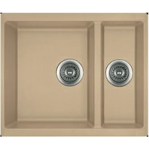 Гранитная мойка Quadro 56x46x15 Beige Fabiano