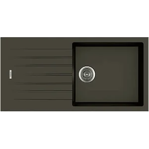 Гранитная мойка Classic 100x50 Espresso Fabiano