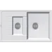 Гранитная мойка Classic 78x50x15 Alpine White Fabiano