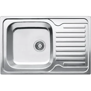 Нерж. мойка 78x50 сатин (0,80) Fabiano Нерж. мойка 78x50 сатин (0,80) Fabiano