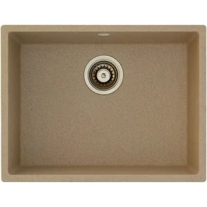 Гранитная мойка Quadro 53x46 Beige Fabiano