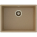 Гранитная мойка Quadro 53x46 Beige Fabiano