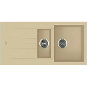 Гранитная мойка Classic 100x50x15 Cream Fabiano