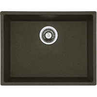 Гранитная мойка Quadro 53x46 Espresso Fabiano