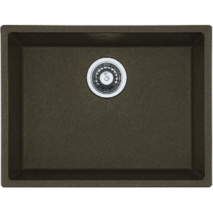 Гранитная мойка Quadro 53x46 Espresso Fabiano