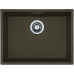 Гранитная мойка Quadro 53x46 Espresso Fabiano