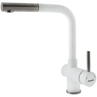 Кухонный смеситель FKM 46P SS Alpine White Fabiano