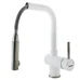 Кухонный смеситель FKM 46P SS Alpine White Fabiano