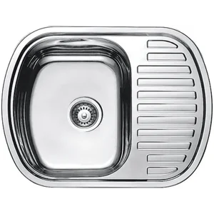 Нерж. мойка 63x49 сатин (0,80) Fabiano Нерж. мойка 63x49 сатин (0,80) Fabiano