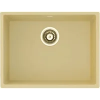 Гранитная мойка Quadro 53x46 Cream Fabiano
