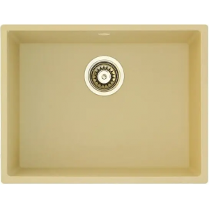 Гранитная мойка Quadro 53x46 Cream Fabiano