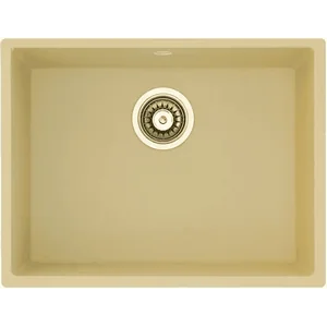 Гранитная мойка Quadro 53x46 Cream Fabiano