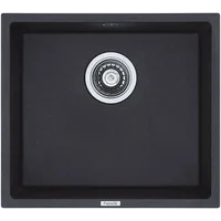 Гранитная мойка Quadro 45x40 Antracit Fabiano