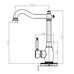 Кухонный смеситель FKM 44 SS Inox Fabiano