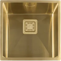 Нерж. мойка Quadro 44 R10 Nano Gold Fabiano