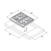 Газовая панель FHG 1444 VGHT White glass Fabiano