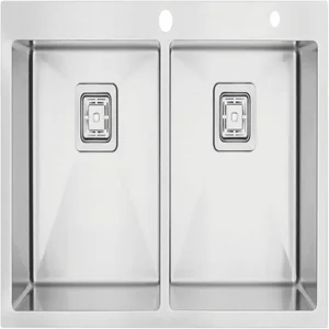 Нерж. мойка TOP 86x2 (86x51) 1,20 мм Fabiano Нерж. мойка TOP 86x2 (86x51) 1,20 мм Fabiano