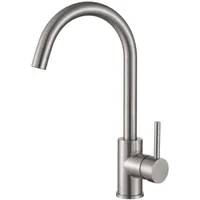 Кухонный смеситель FKM 41 SS Inox Fabiano