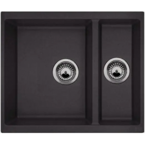 Гранитная мойка Quadro 56x46x15 Antracit Fabiano