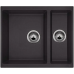 Гранитная мойка Quadro 56x46x15 Antracit Fabiano