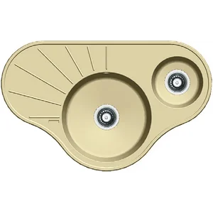Гранитная мойка Arc 94x58x15 Cream Fabiano