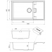 Гранитная мойка Cubix 86x50 XL Grey Metallic Fabiano