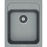 Гранитная мойка Classic 40x50 Grey Metallic Fabiano