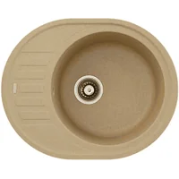 Гранитная мойка Arc 62x50 Beige Fabiano Гранитная мойка Arc 62x50 Beige Fabiano