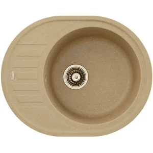 Гранитная мойка Arc 62x50 Beige Fabiano