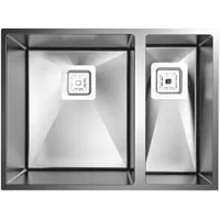 Нерж. мойка Quadro 58 R10 L(58x44) 1,20 мм Fabiano
